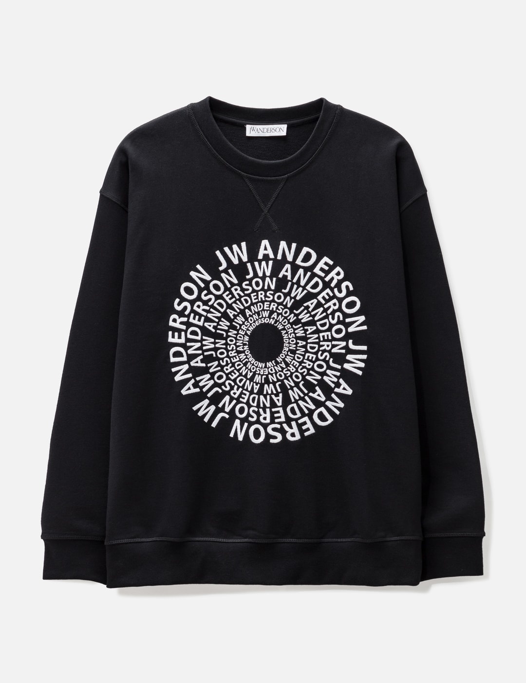 JW Anderson SWIRL LOGO SWEATSHIRT REVERSIBLE