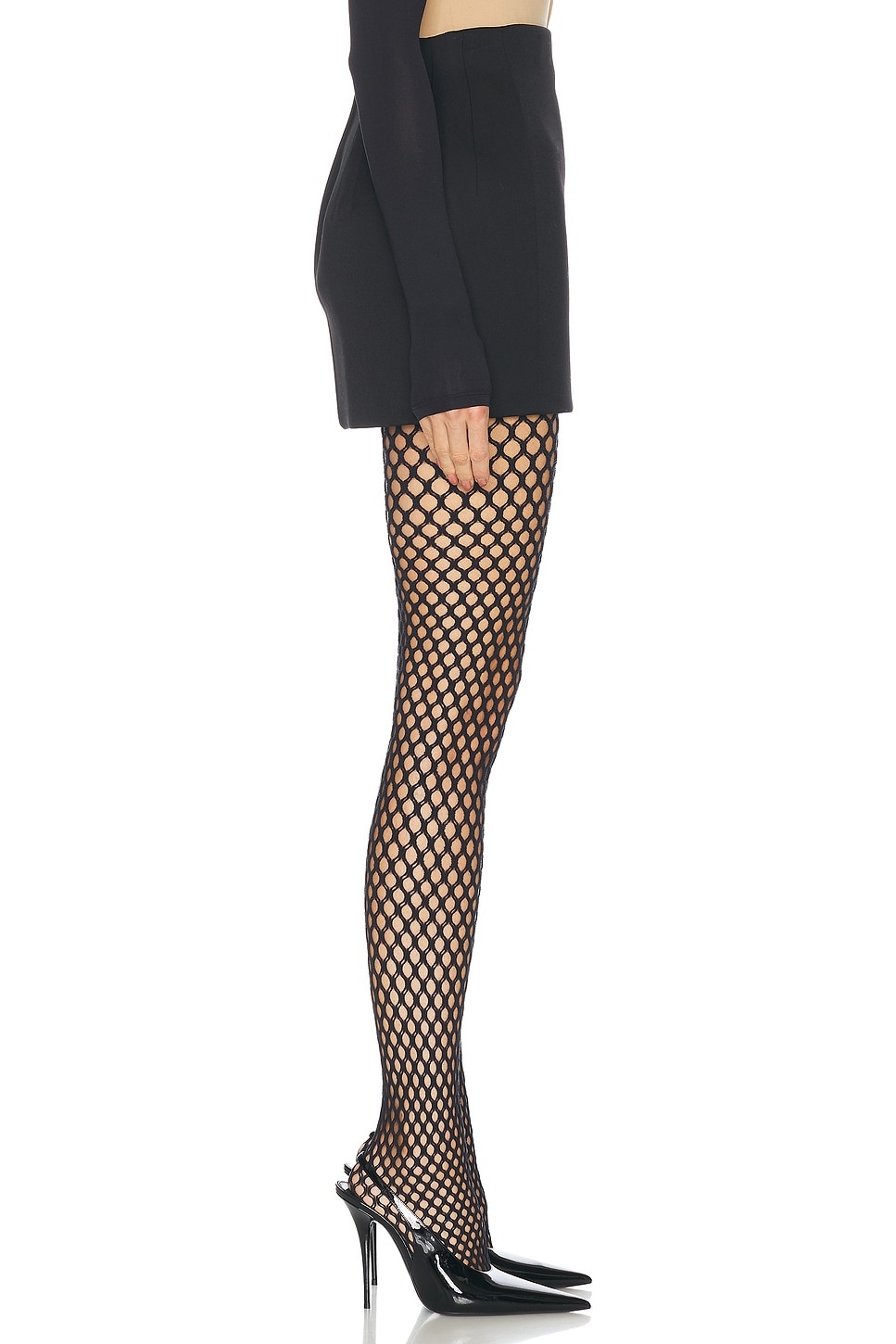 x Rosie Huntington-Whiteley RHW Sculpted Mini Skirt - 3