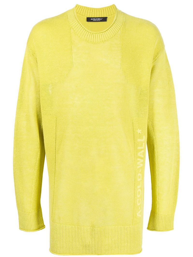 transparency crewneck jumper 1