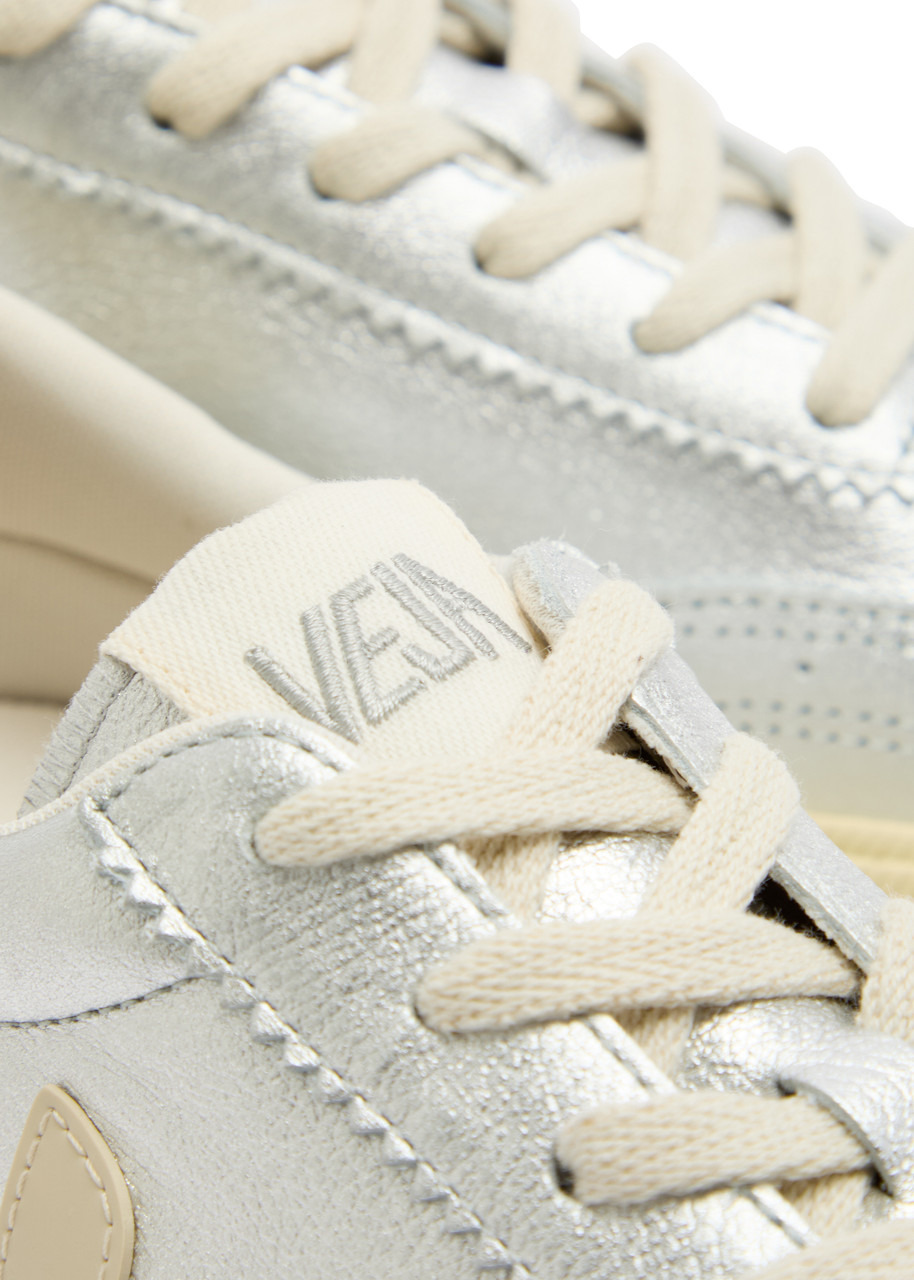 Veja Volley Metallic Leather Sneakers - 4
