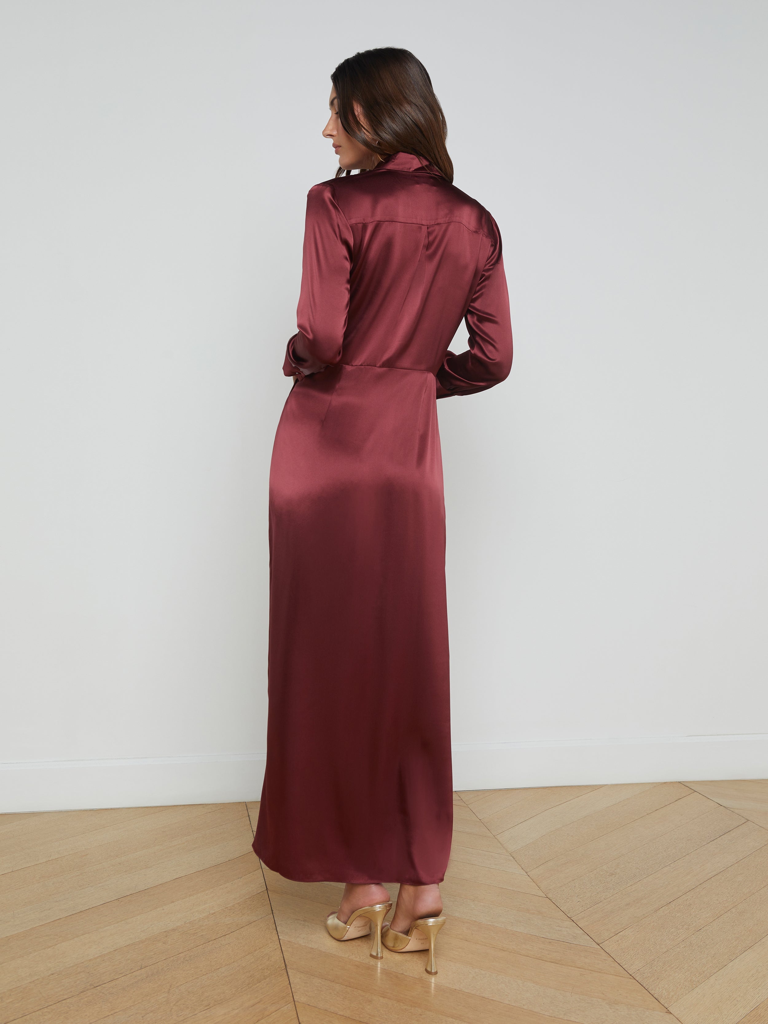 Kadi Silk Wrap Dress - 4