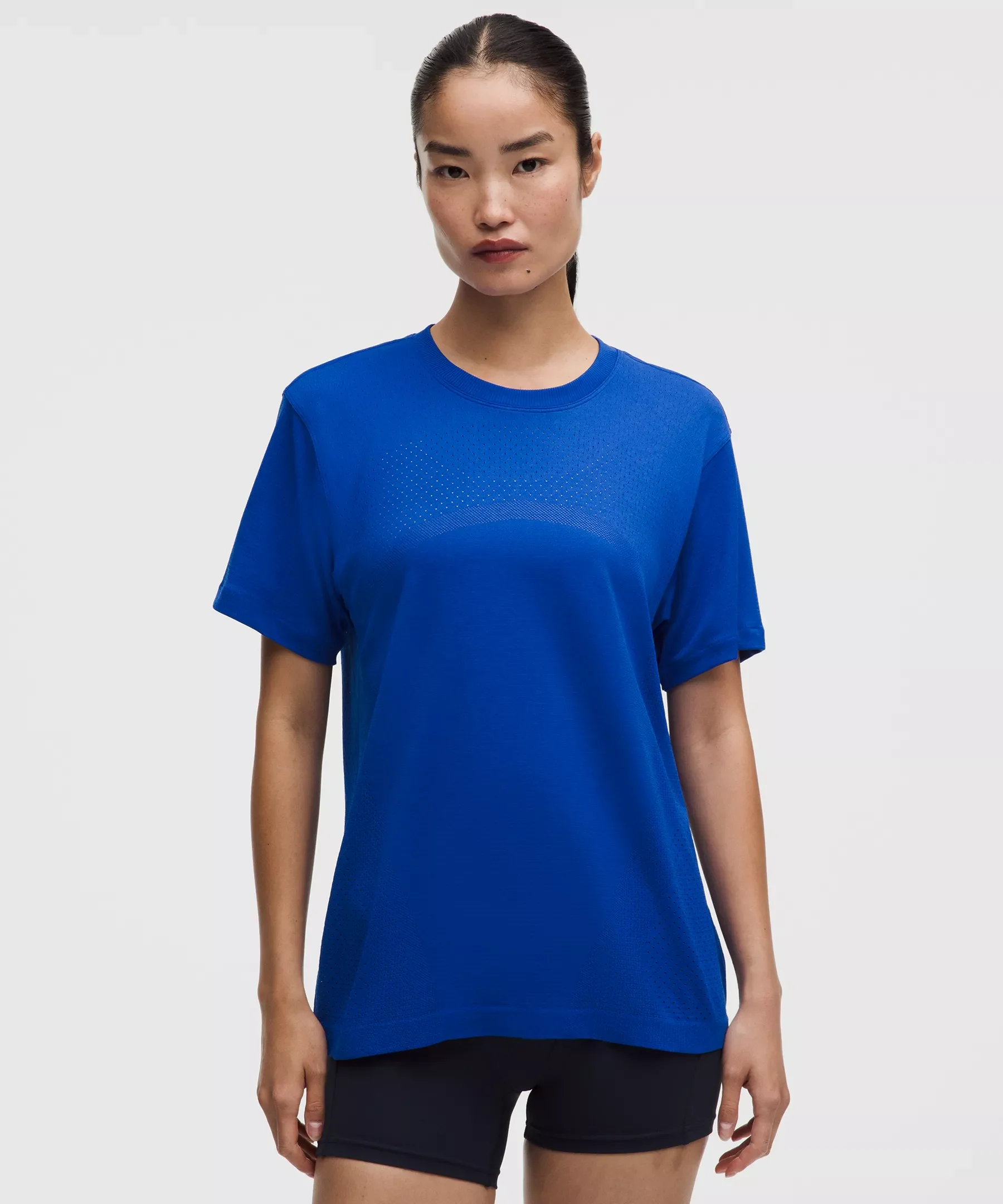 Swiftly Relaxed Short-Sleeve Shirt Hip Length *Logo - 1