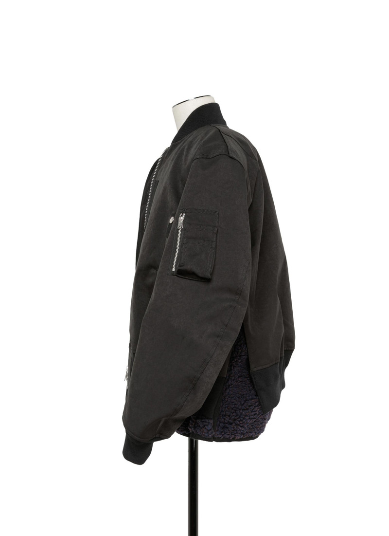 Faux Suede Mix Blouson 4