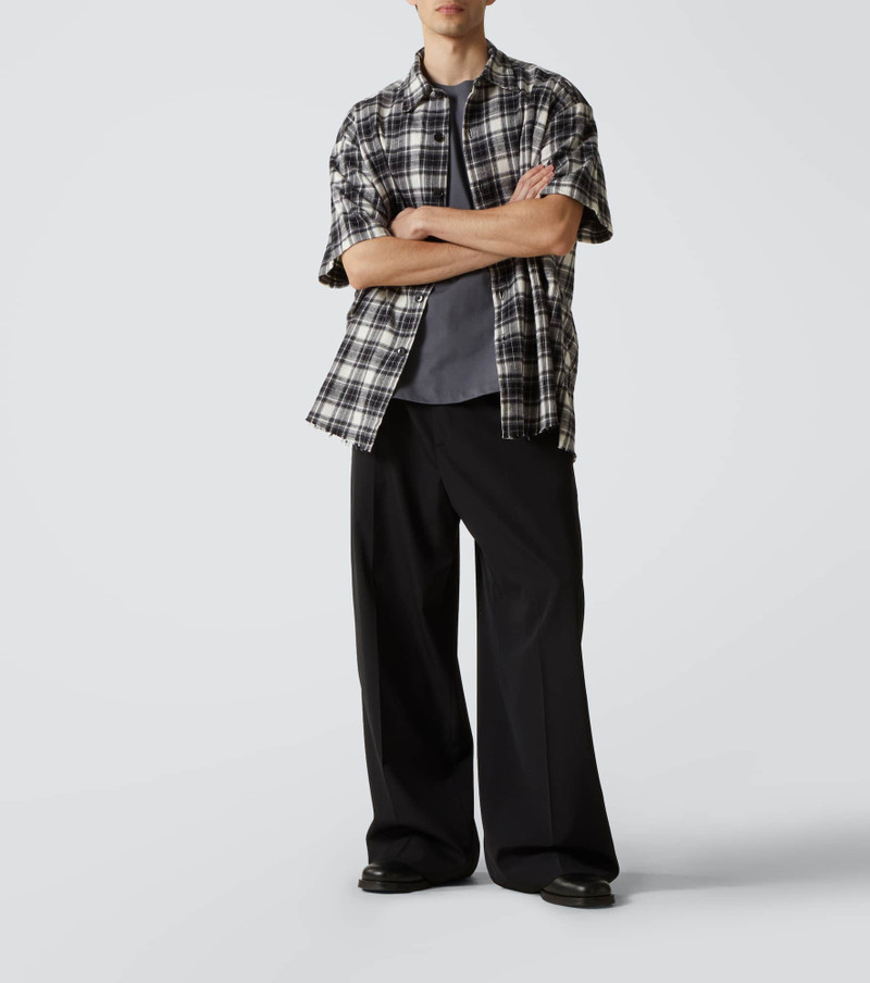 Greg Lauren Plaid cotton shirt outlook