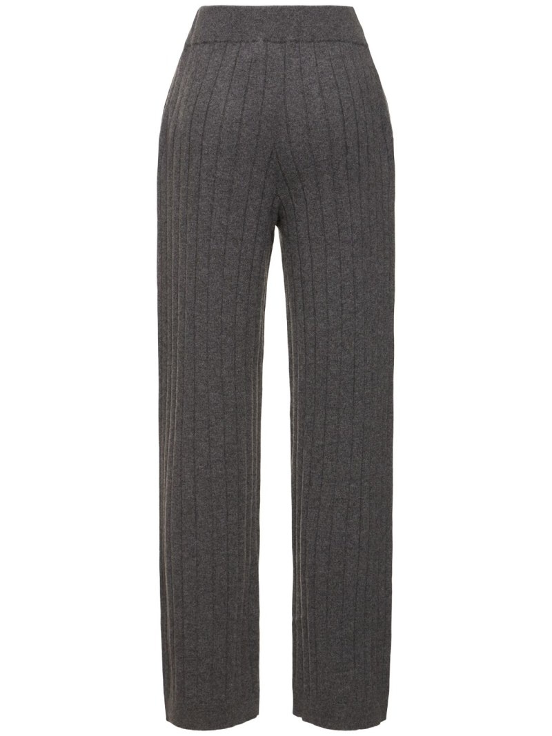 Ribbed cashmere sweatpants - 5