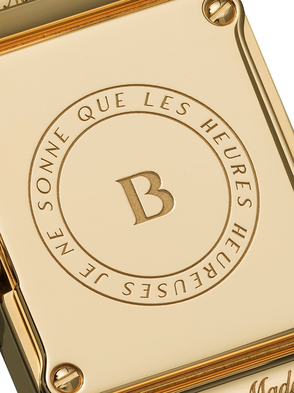 18kt yellow gold Reflet small watch - 4