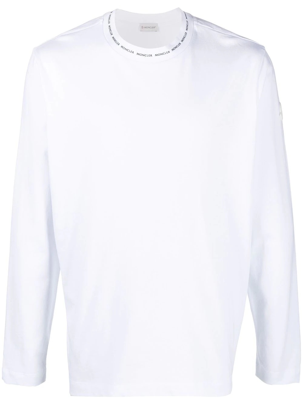 logo-collar T-shirt - 1