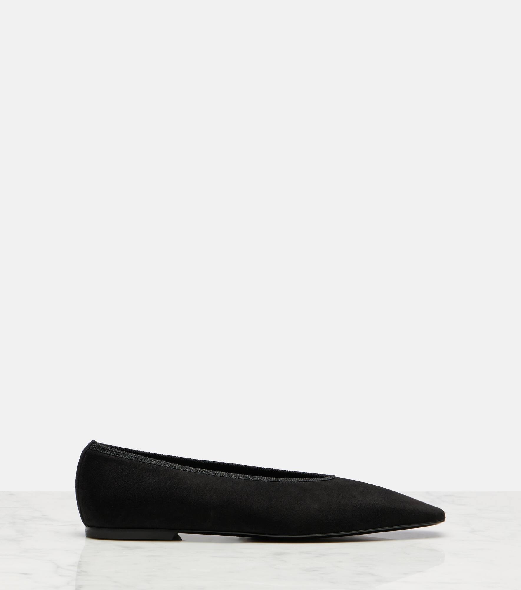 Suede ballet flats - 4