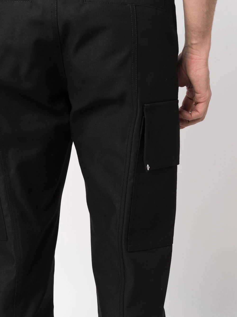 straight-leg cargo trousers - 5