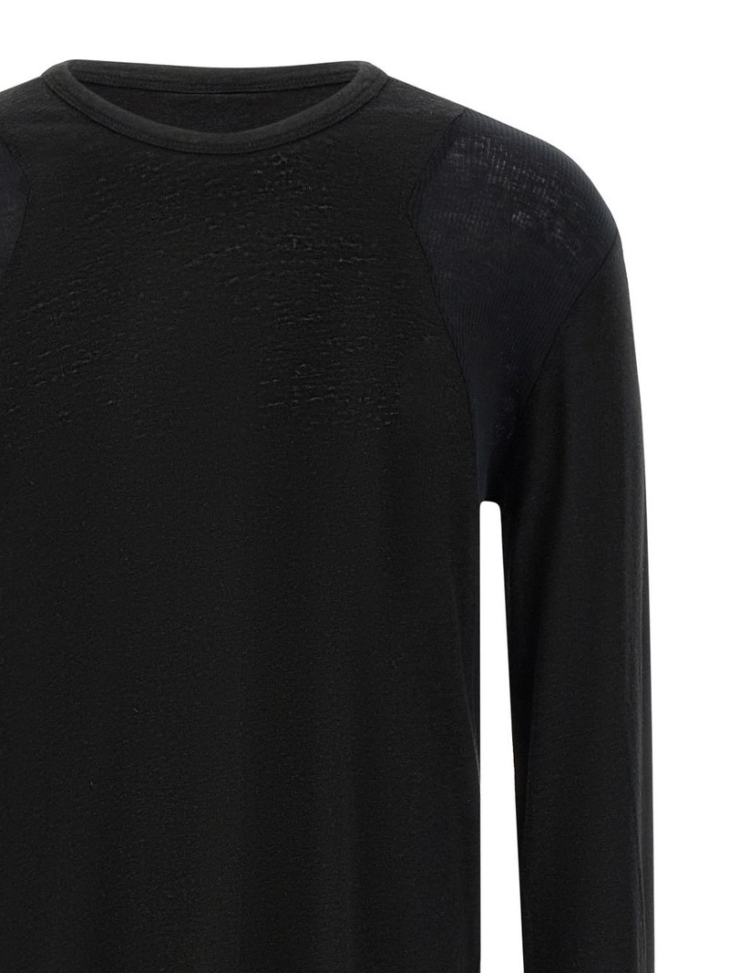 ribbed raw-cut T-shirt 3