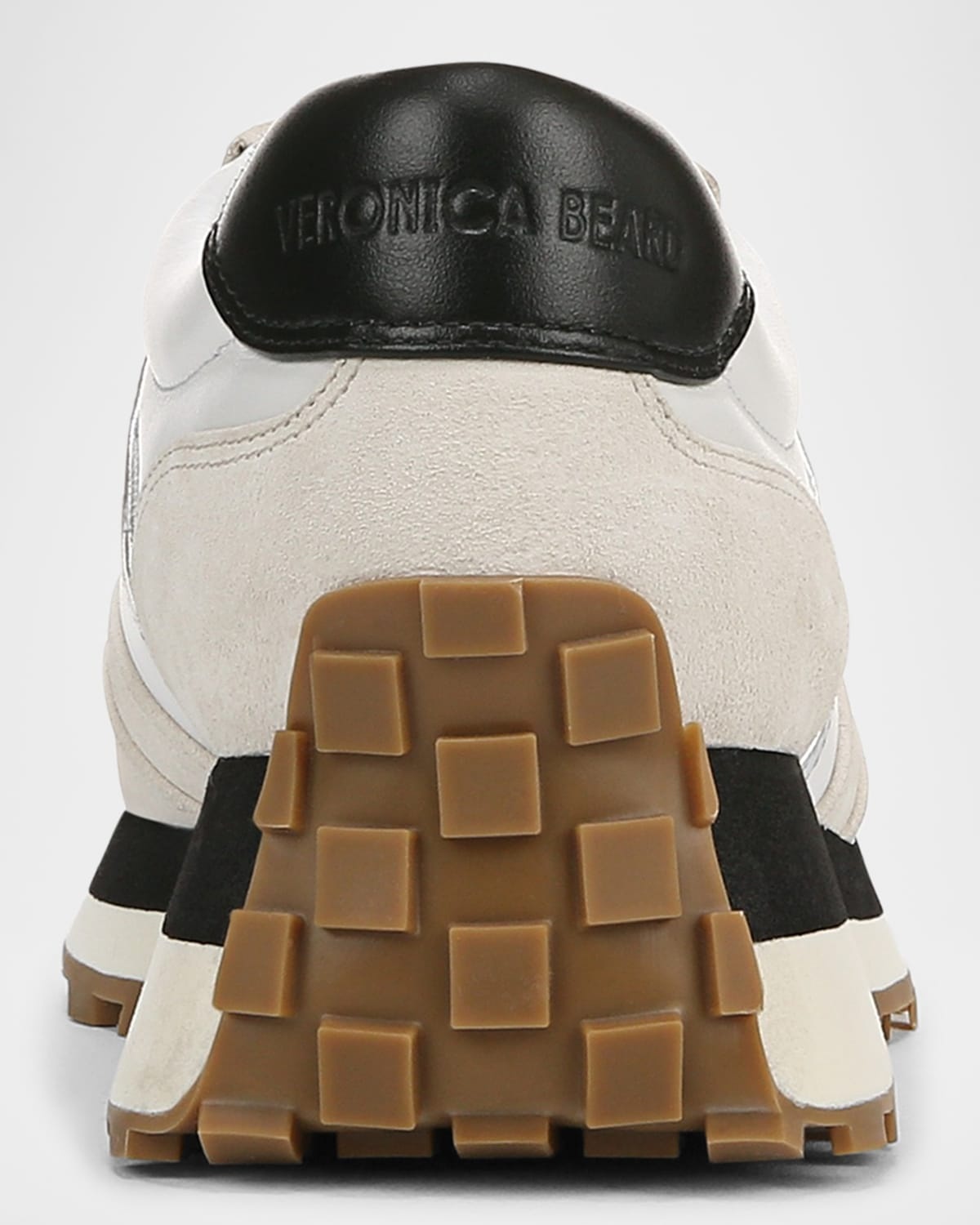 Valentina Mixed Leather Retro Sneakers - 6