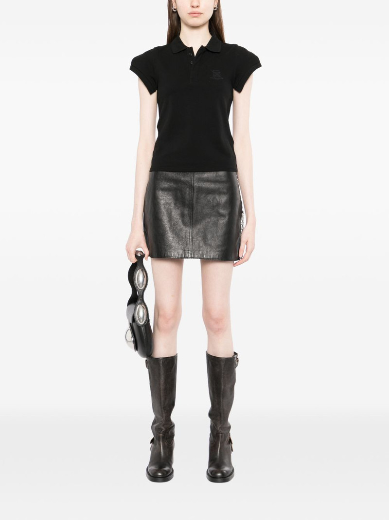 VETEMENTS logo-embroidered top outlook