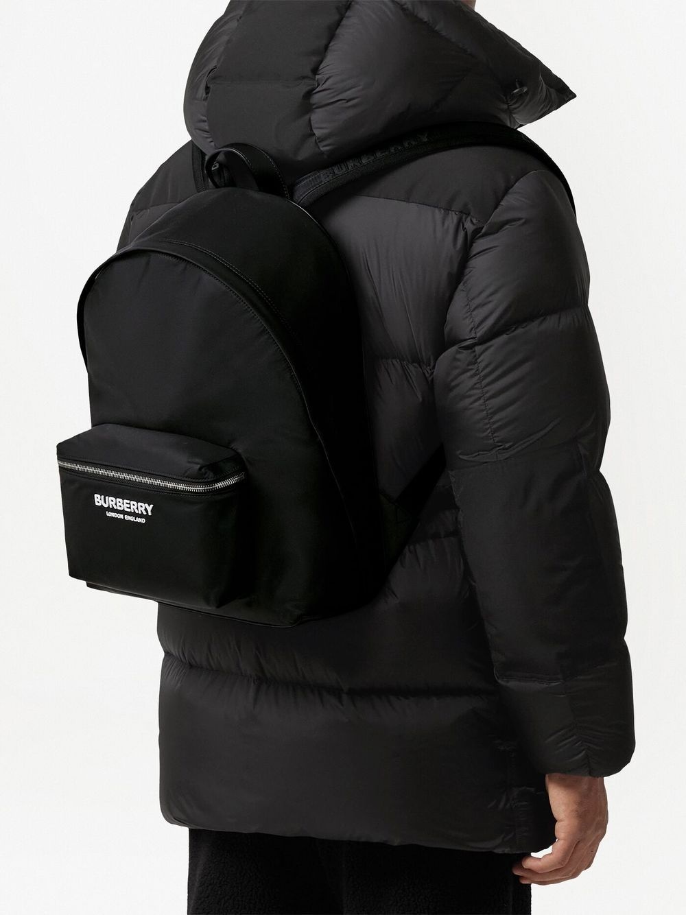 logo-print zip-around backpack - 7