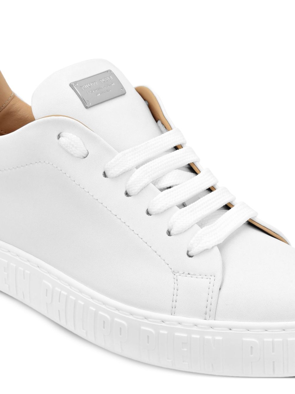 embossed sole sneakers - 4
