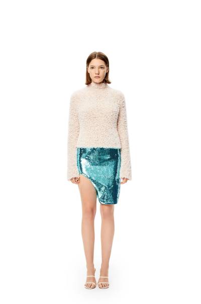 Loewe Sequin cut-out skirt in viscose outlook