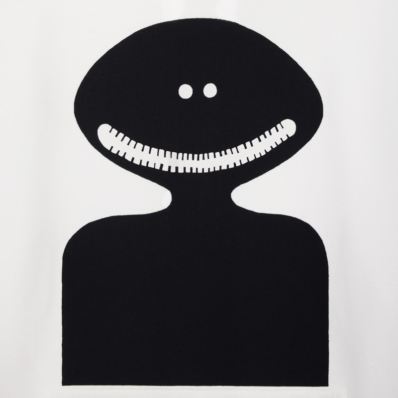 HOODIE IN COTTON FLEECE WITH ARTIST PRINT 3