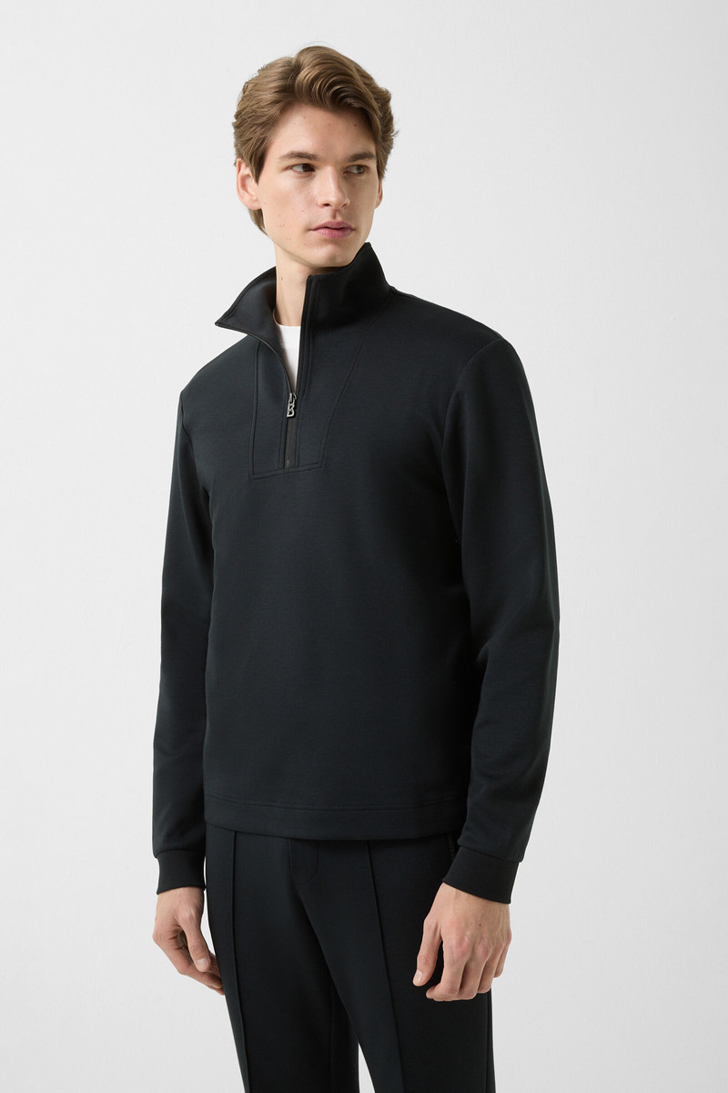 Sweat Troyer Raven in Black 2