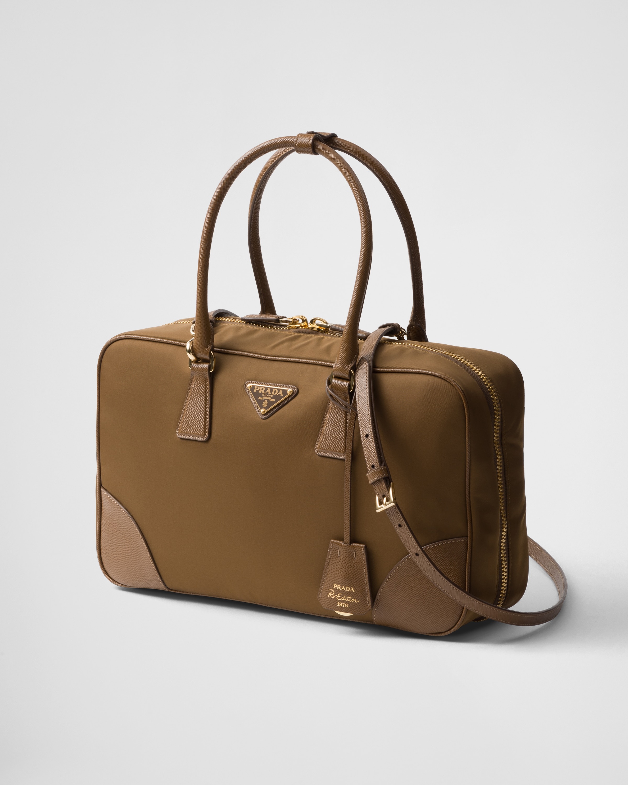 Prada Re-Edition 1978 large Re-Nylon and Saffiano leather two-handle bag - 2