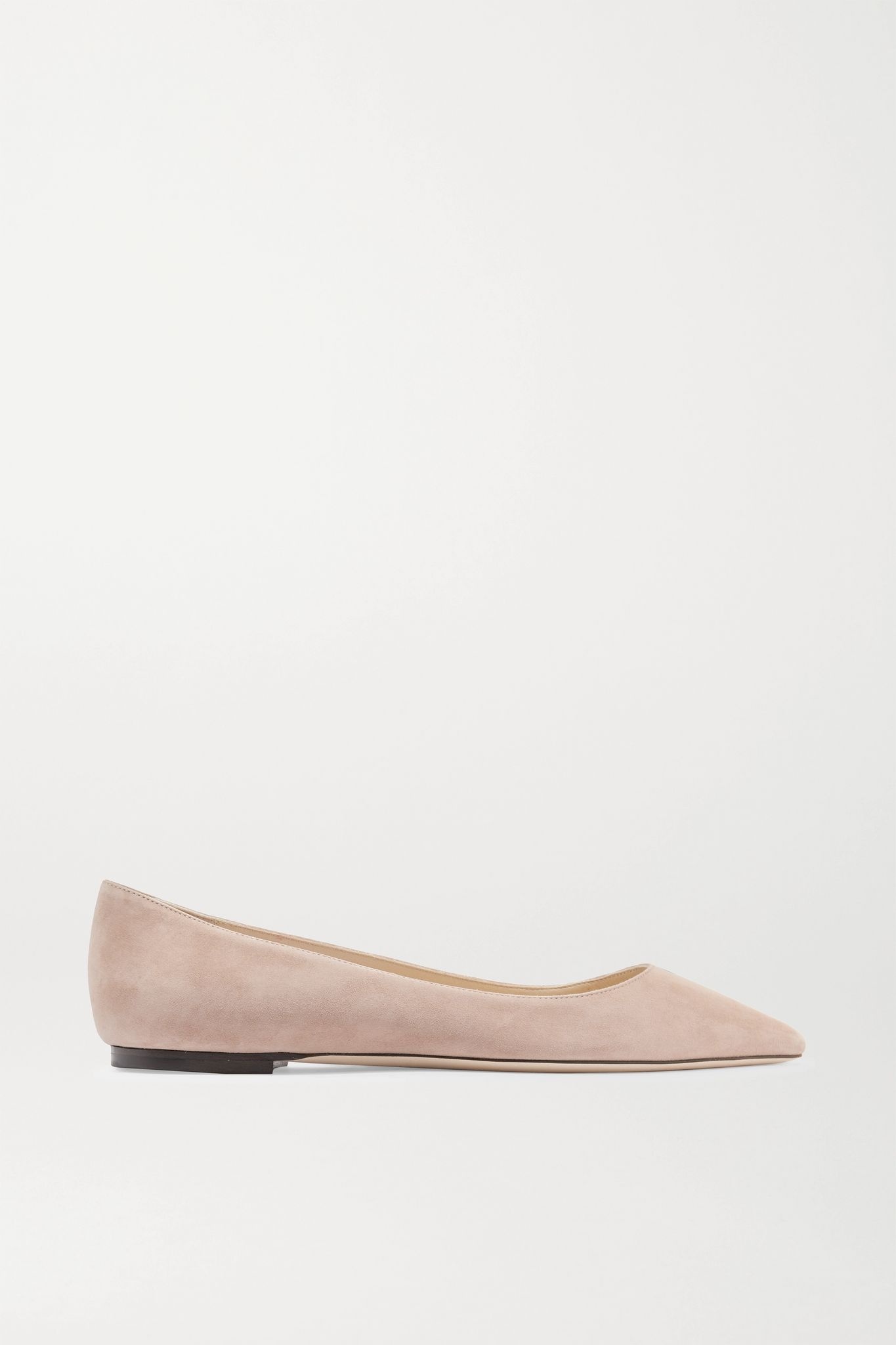 Romy patent-leather point-toe flats  - 1