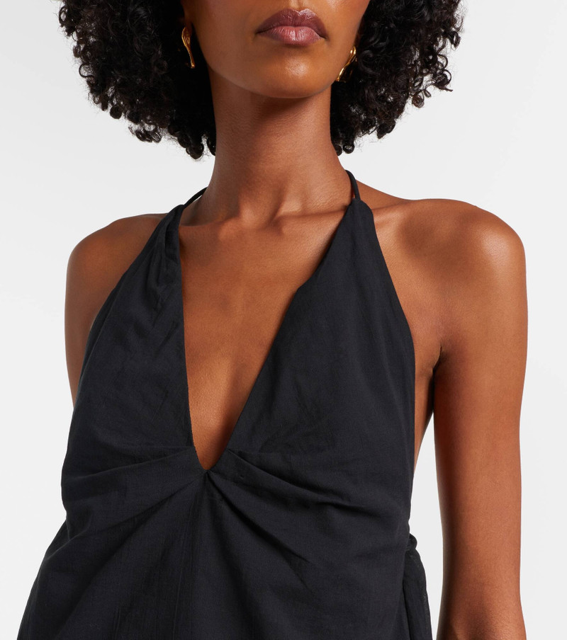 Azura halterneck cotton top 4
