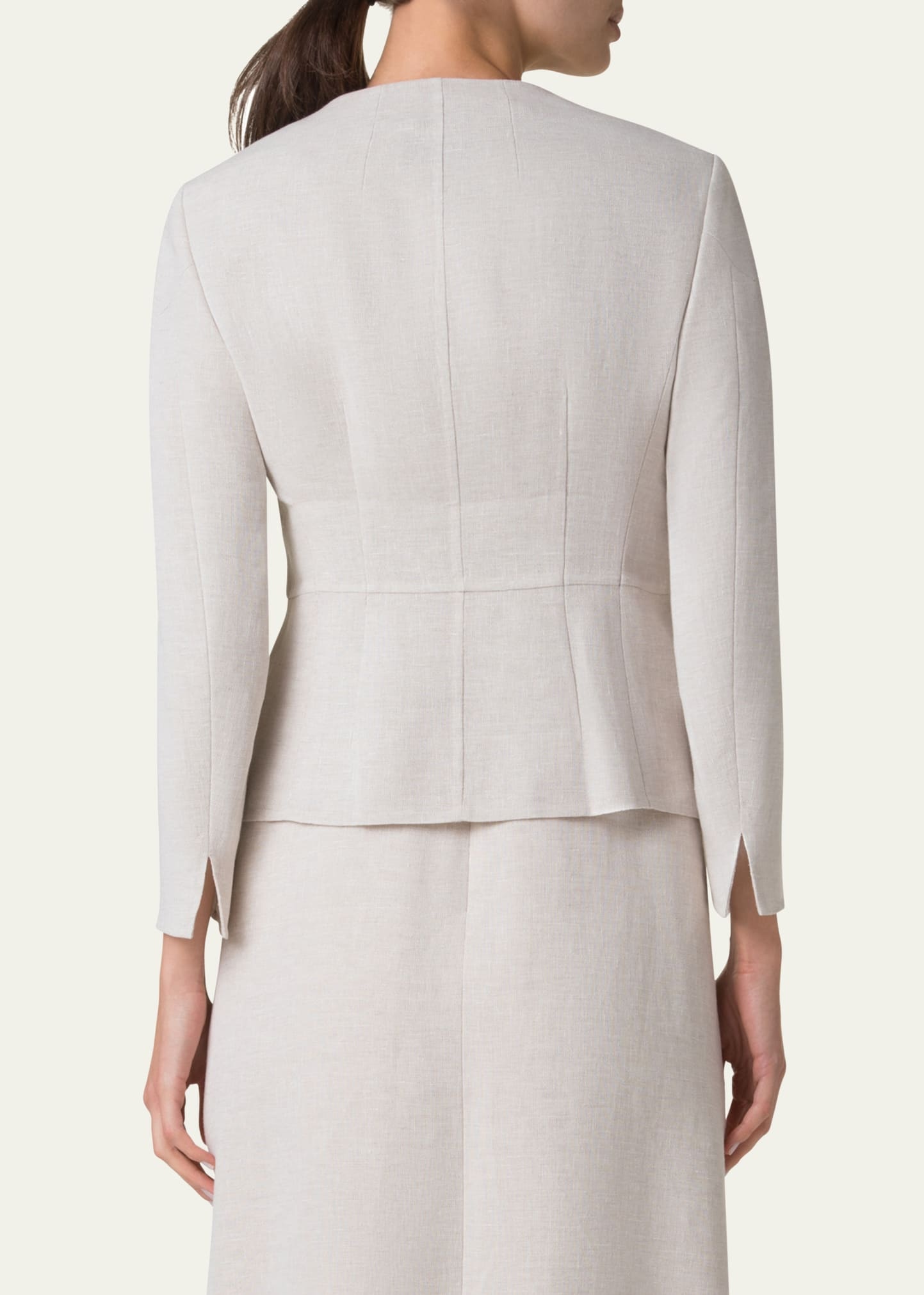 Tina Double-Face Fitted Jacket - 3