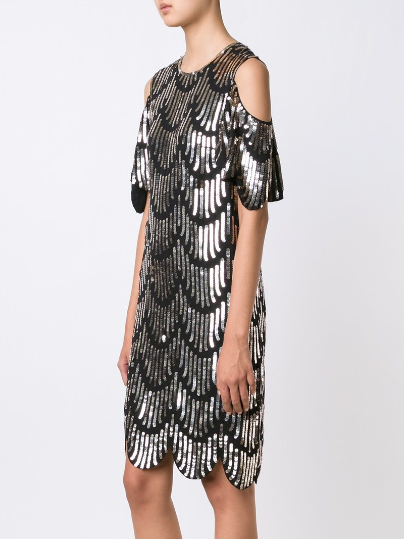 sequin embellished cocktail dress 3