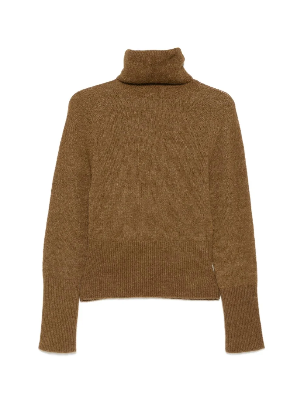 Eira roll-neck ribbed-trim sweater - 1