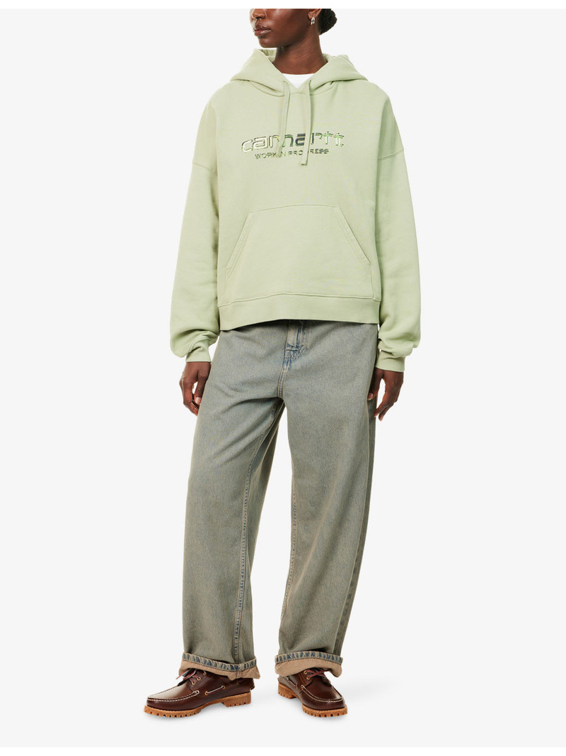 Carhartt Solar Chrome Logo-Print Cotton-Jersey Hoody outlook