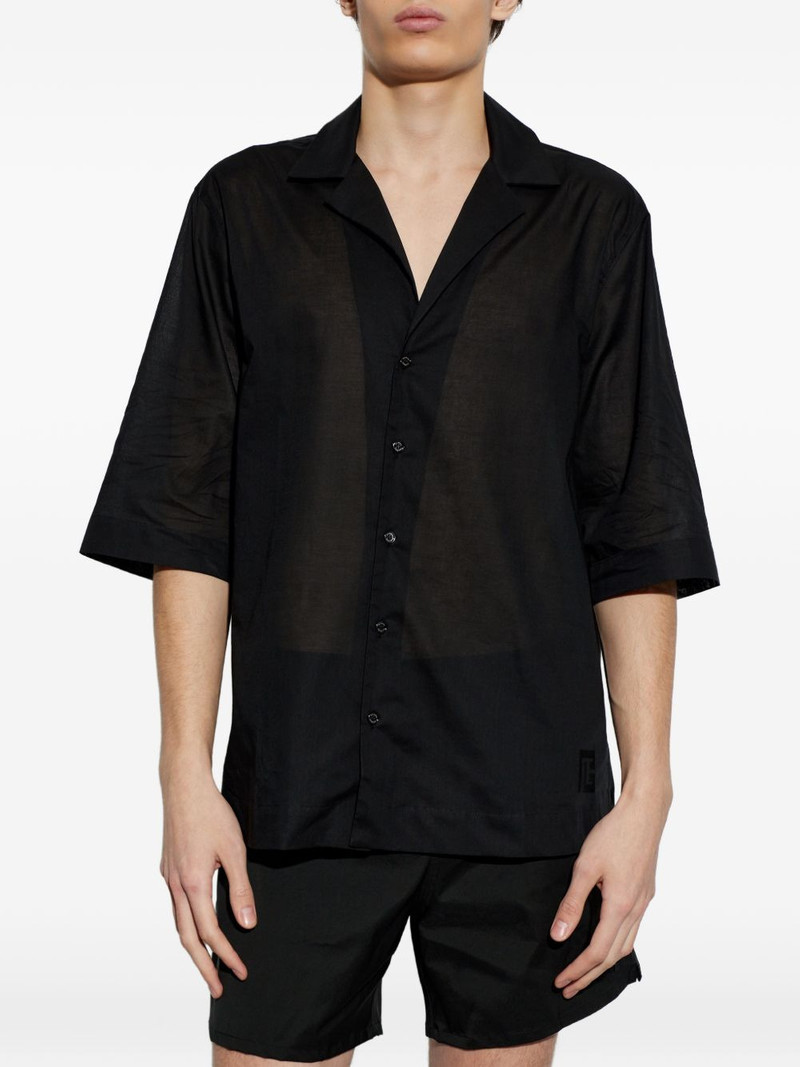 Balmain button-up short-sleeve shirt outlook