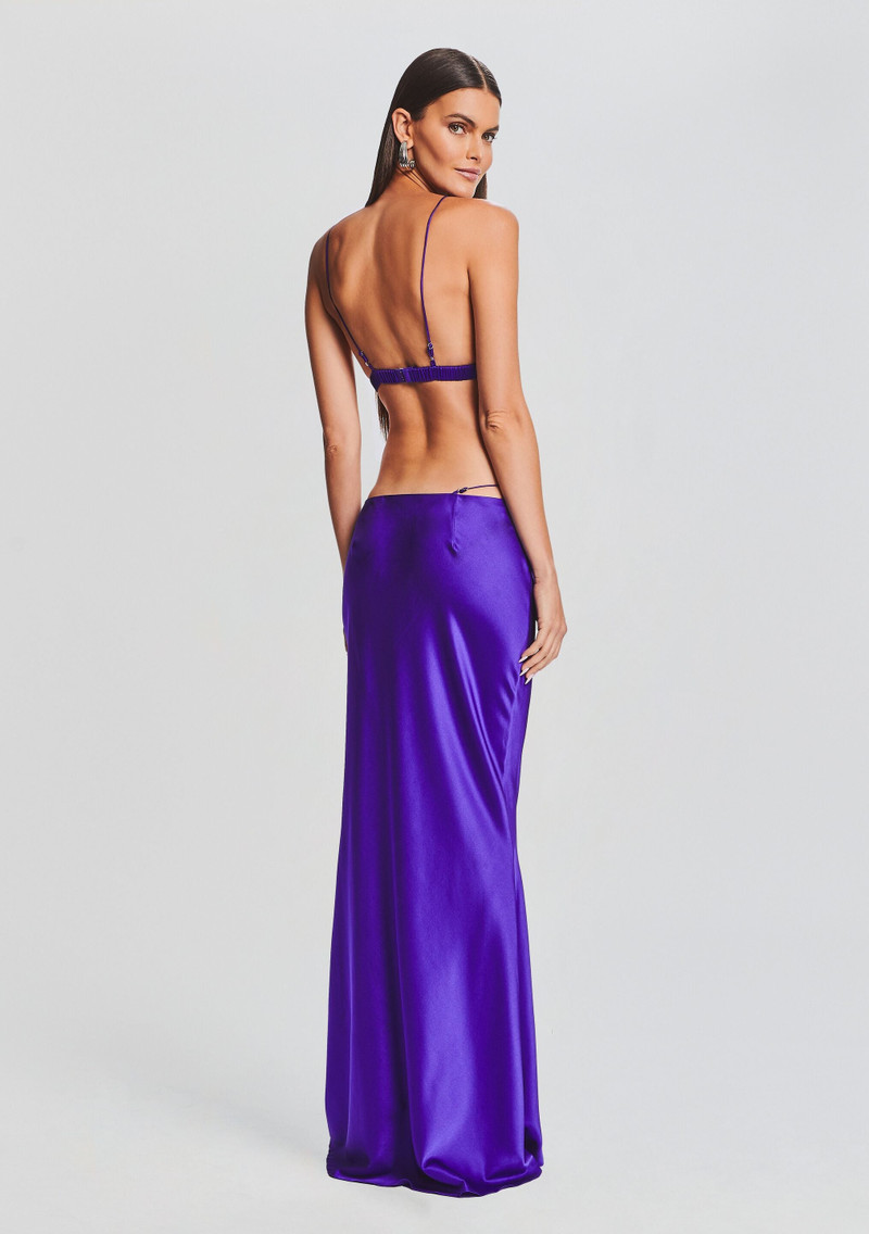 SILVANA SILK MAXI SKIRT 4