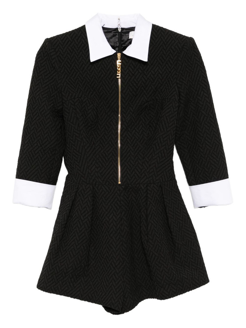 herringbone tweed playsuit 1