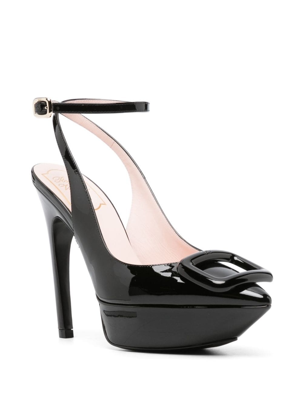 Viv' Choc 125mm leather pumps - 2