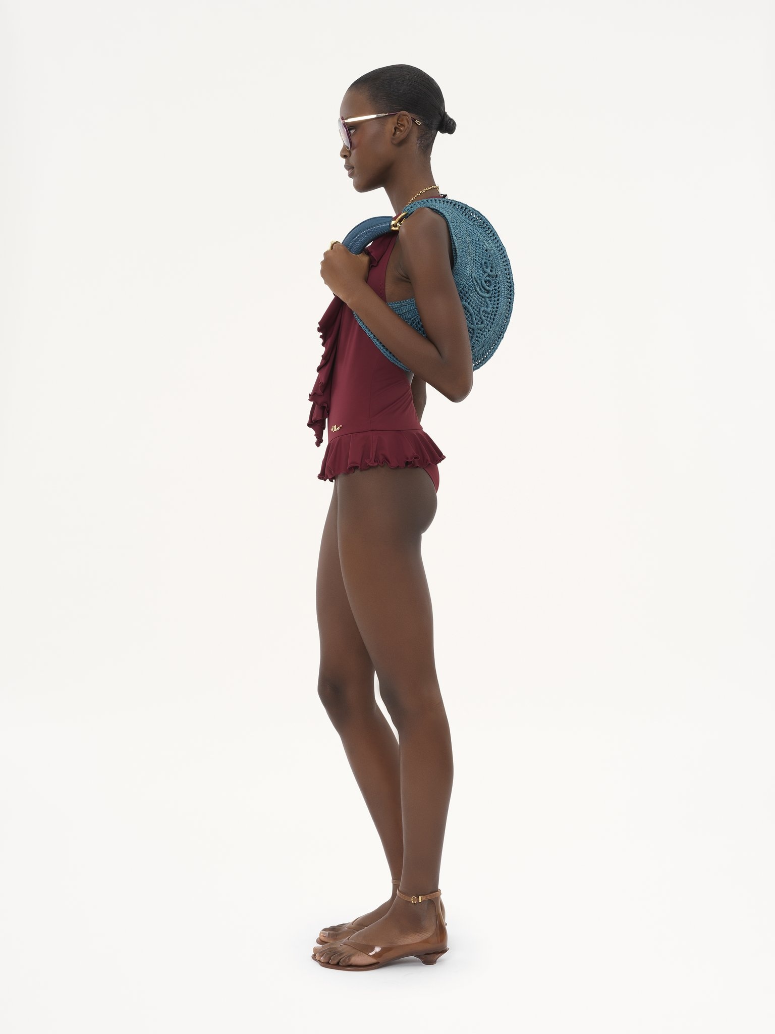 SUMMER BANANA HOBO BAG IN RAFFIA - 8