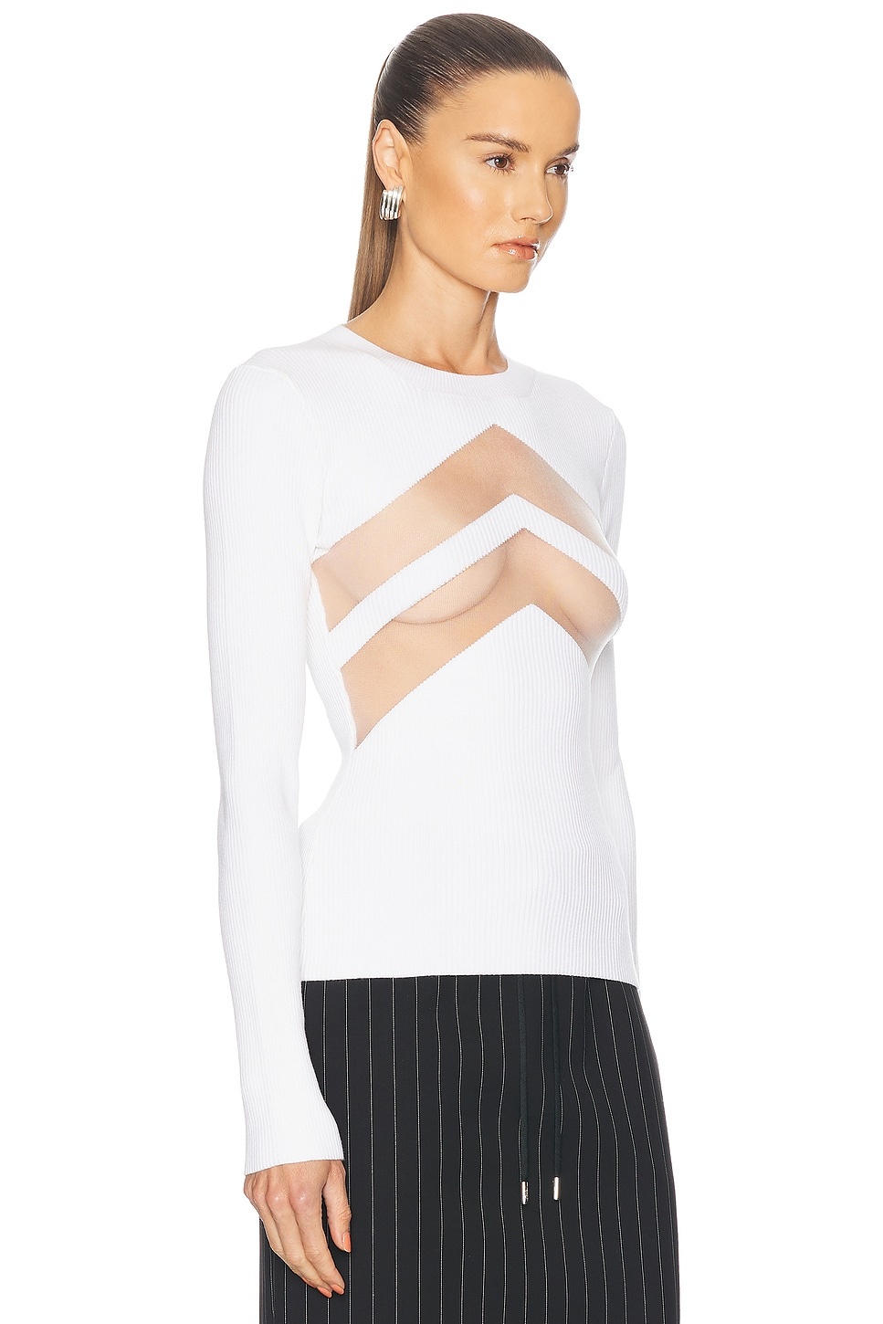 Transparent Chevron Top - 2