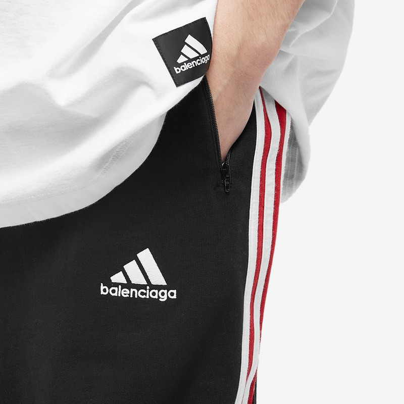 남자의 Balenciaga / Adidas Baggy 스웨터 검정 5