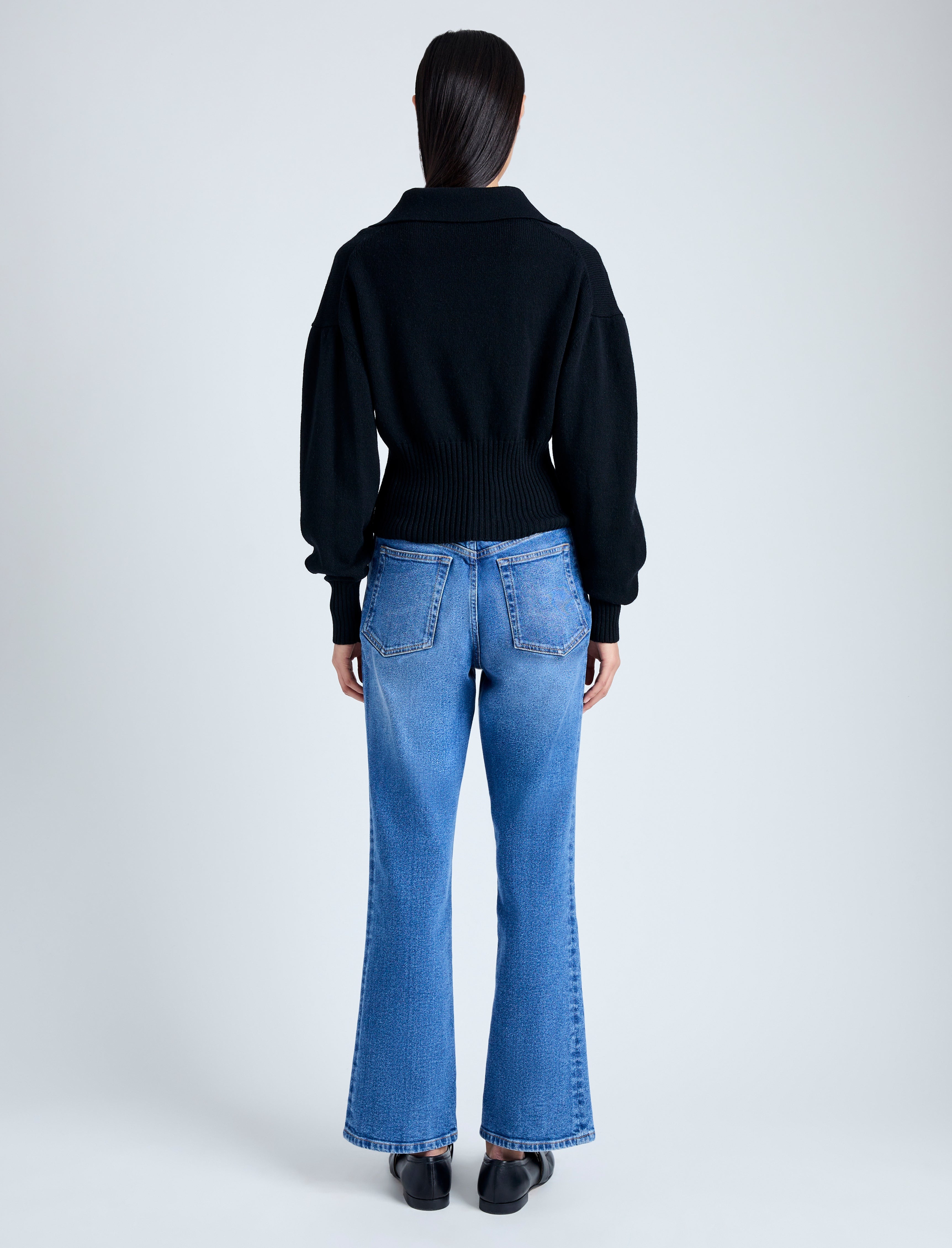 Jeanne Polo Sweater in Eco Cashmere - 5