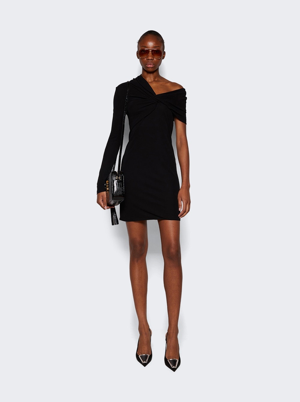 Assymetric Dress Black - 2