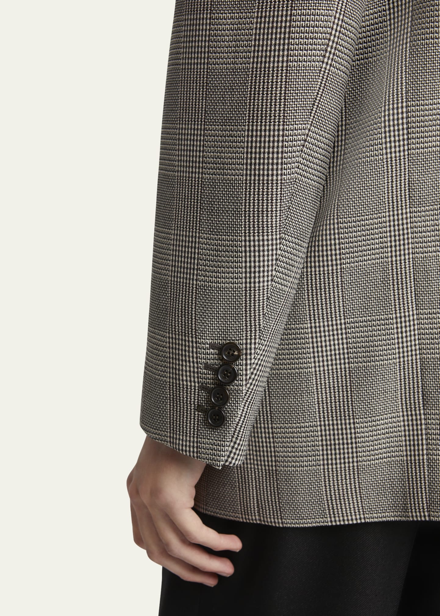 Men's Double-Breasted Relaxed Blazer - 7