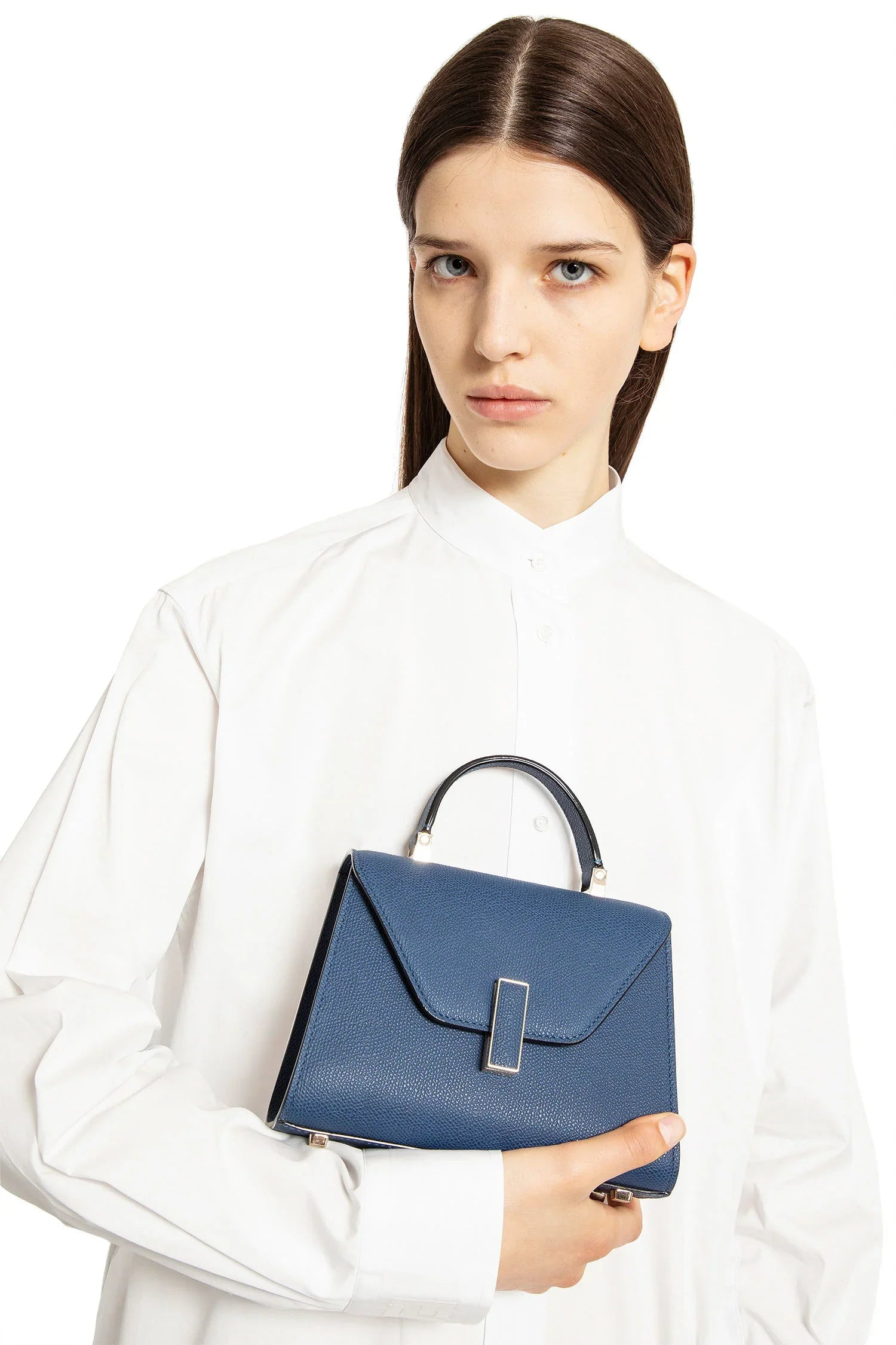 VALEXTRA WOMAN BLUE TOP HANDLE BAGS - 5