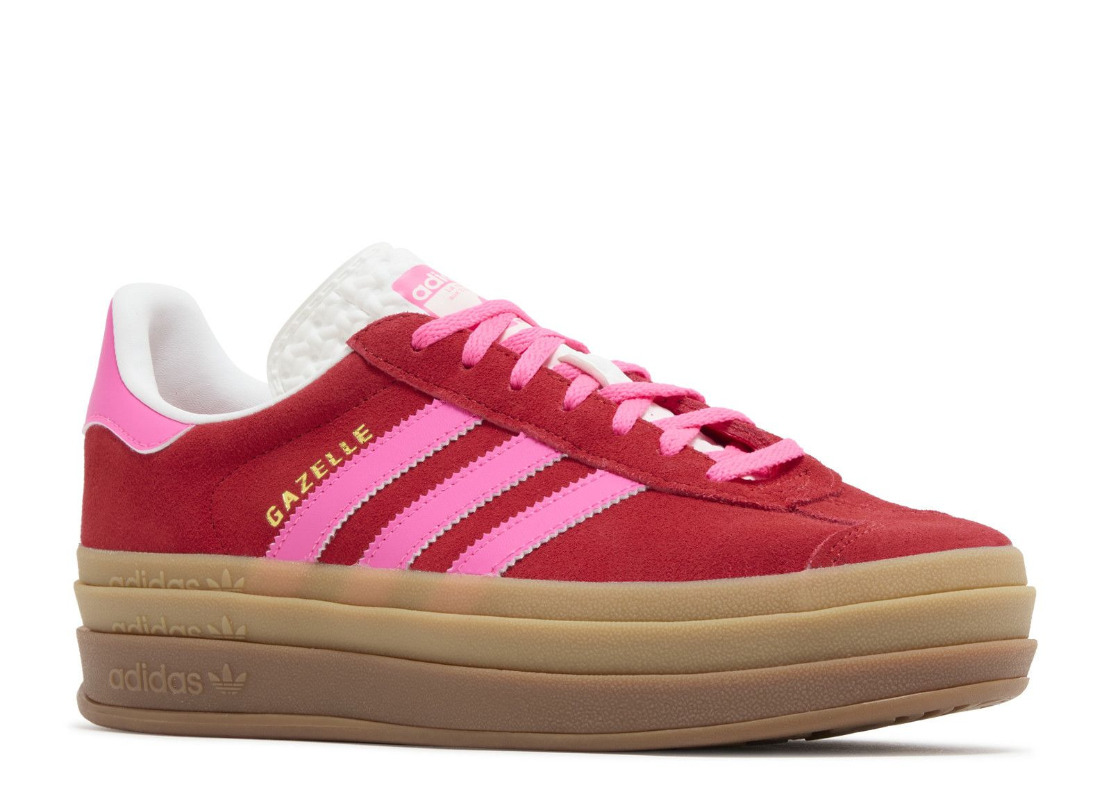 WMNS GAZELLE BOLD 'COLLEGIATE RED LUCID PINK' - 2