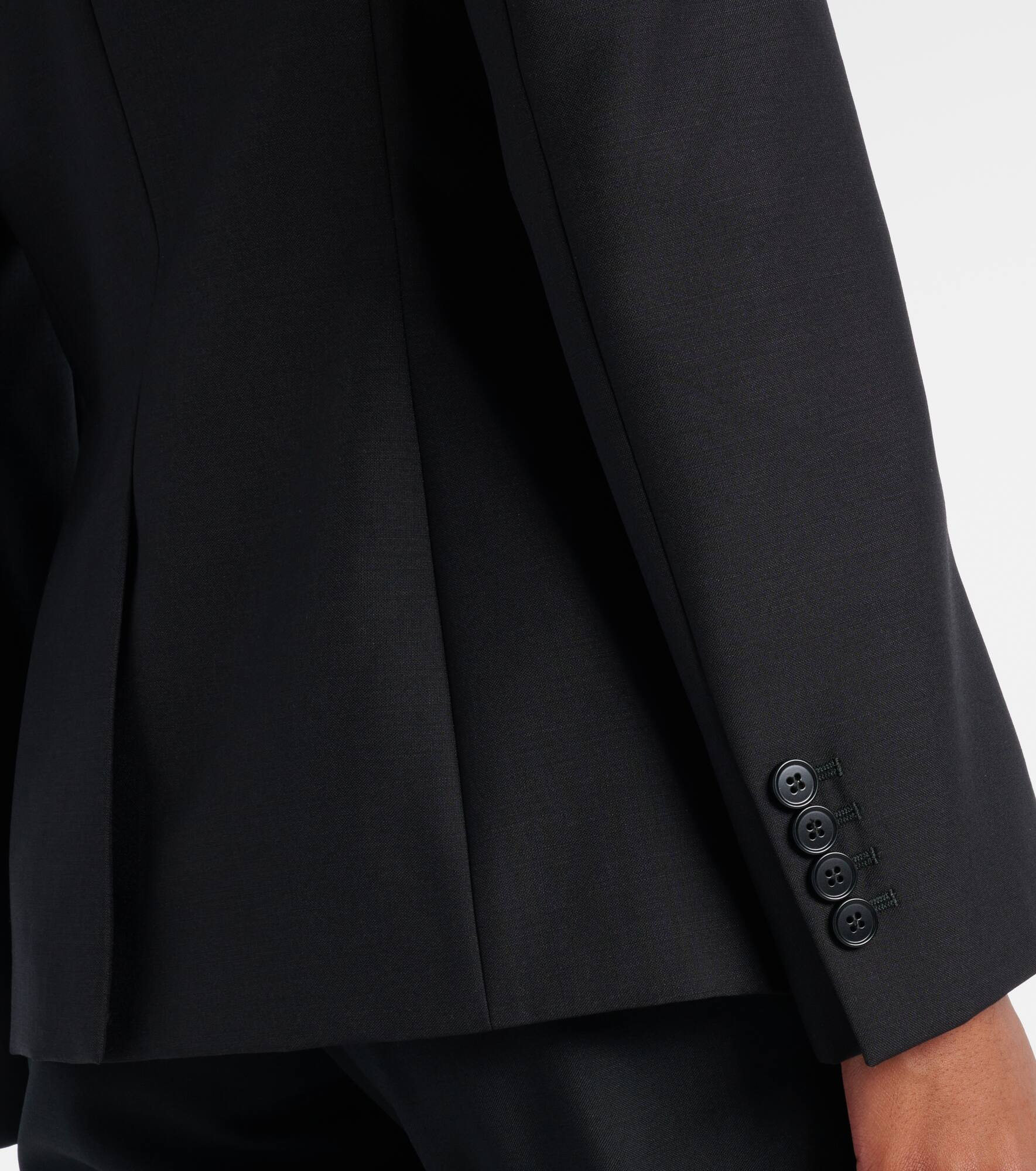 Wool and mohair blazer - 6