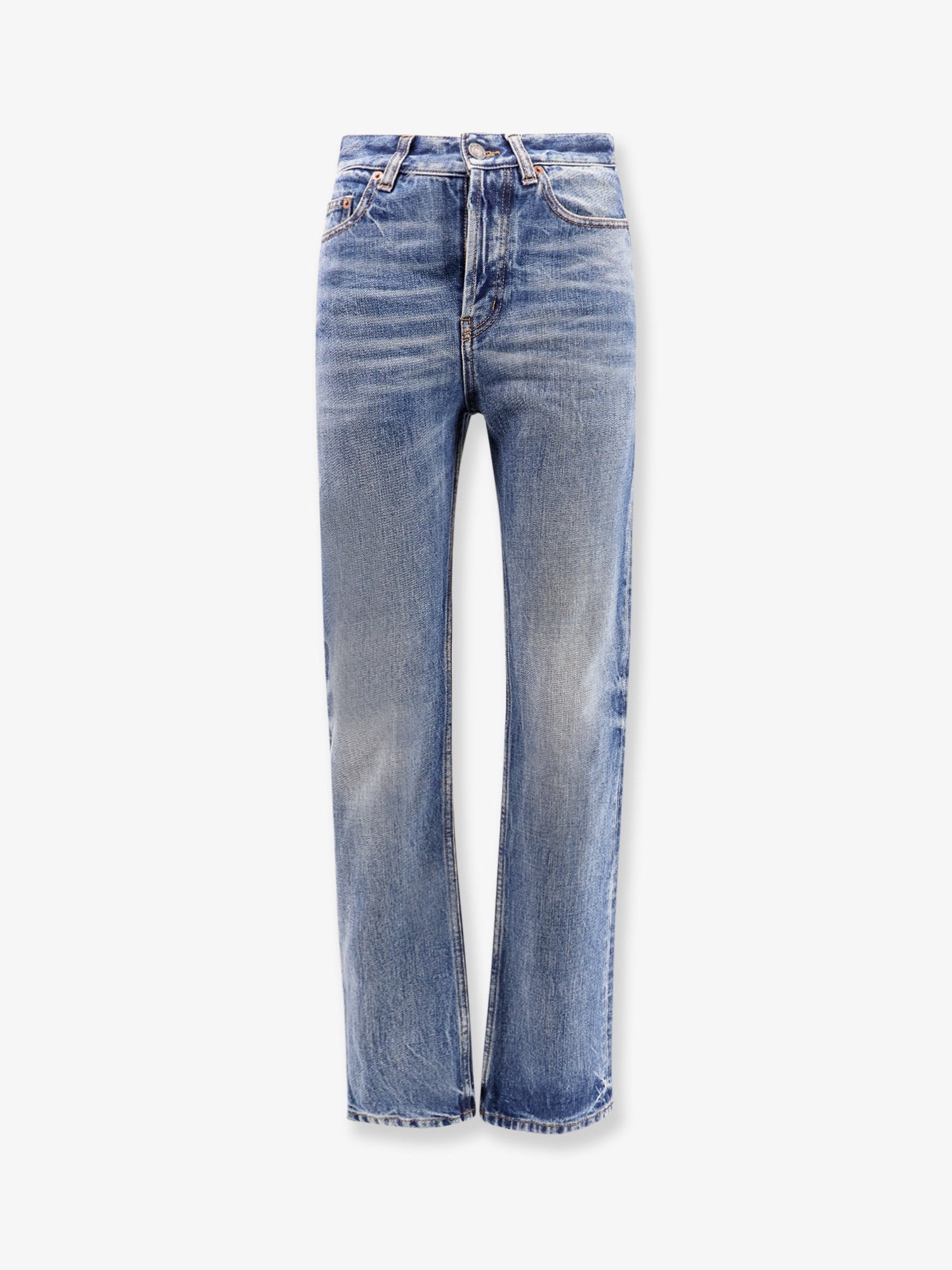 デニム・ジーパン SAINT LAURENT Woman Jeans Blue 807142Y28EA 4093 Straight Jeans SAINT LAURENT 807142 Y28EA4093 - Ancote