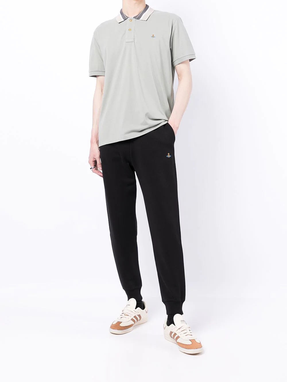 Orb embroidered track pants - 2