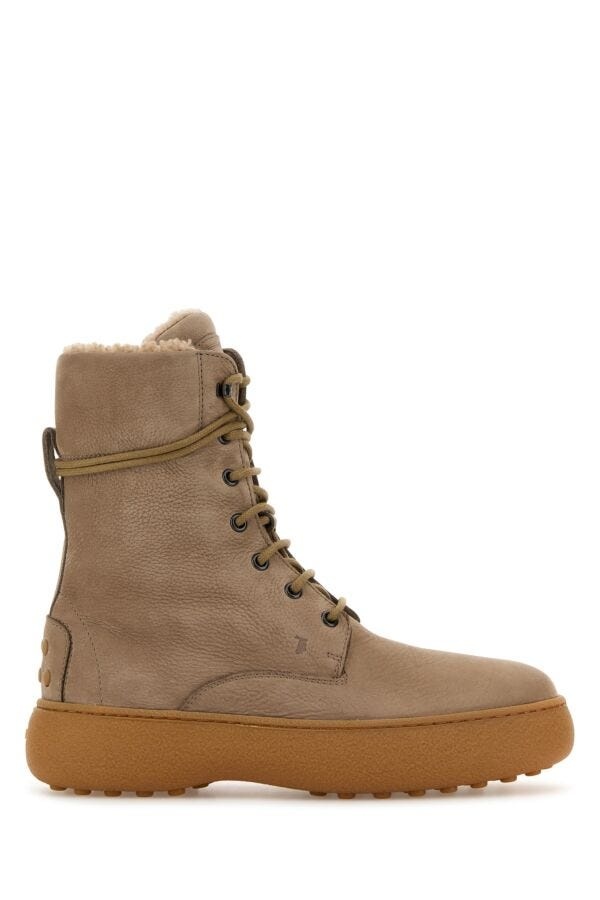 ショートブーツ・ブーティ Tod'S Dove Grey Leather Ankle Boots Tod's Dove grey leather ankle boots | gebnegozionline