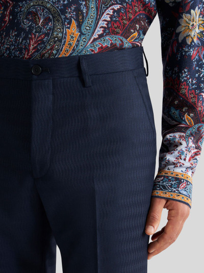 Etro WOOL JACQUARD TROUSERS outlook