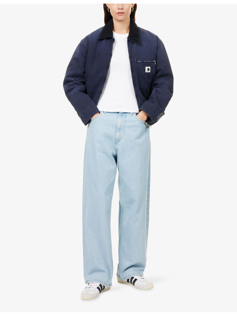 Carhartt Brandon Wide-Leg Denim Jeans outlook