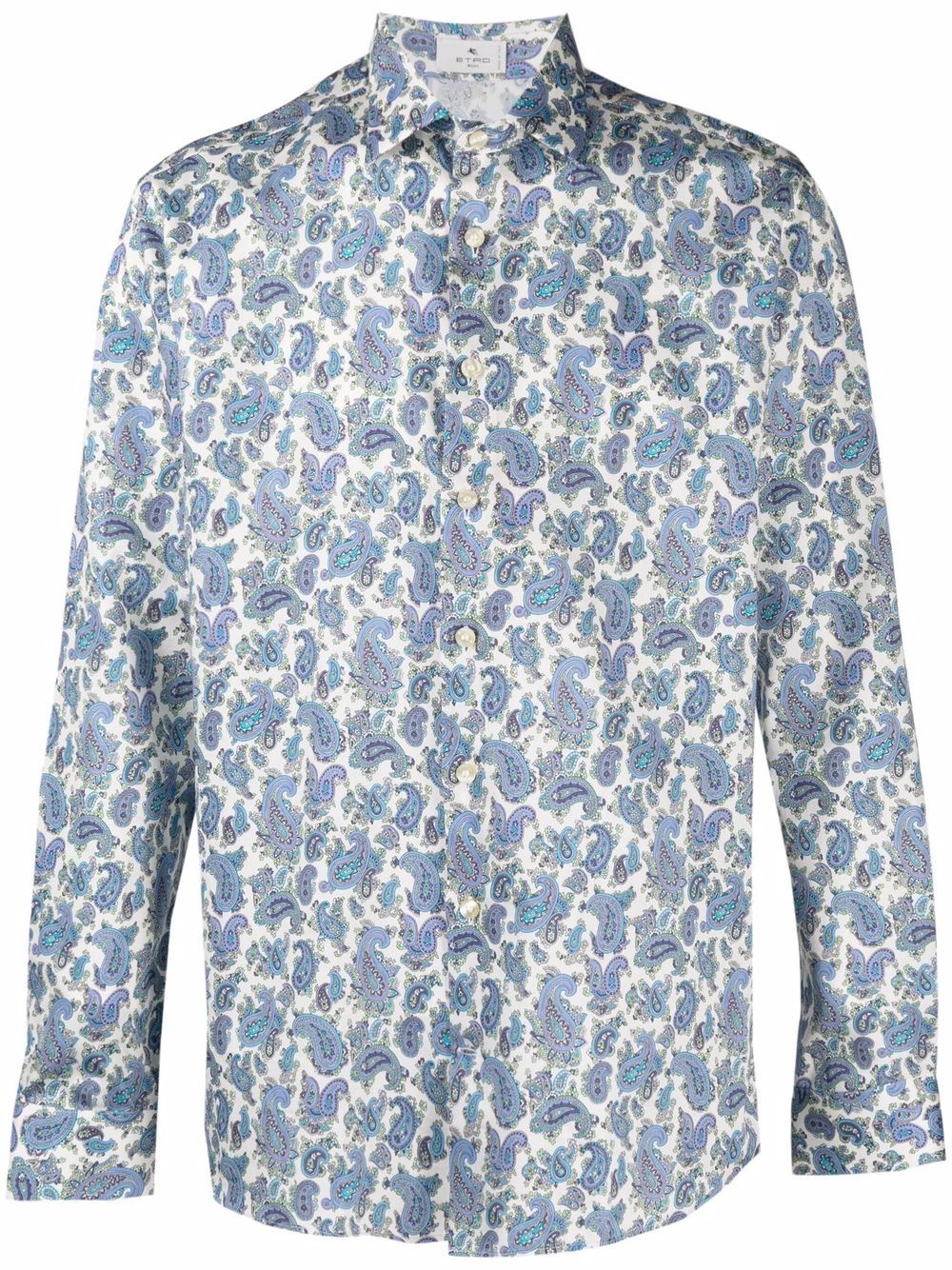 paisley-print shirt - 1