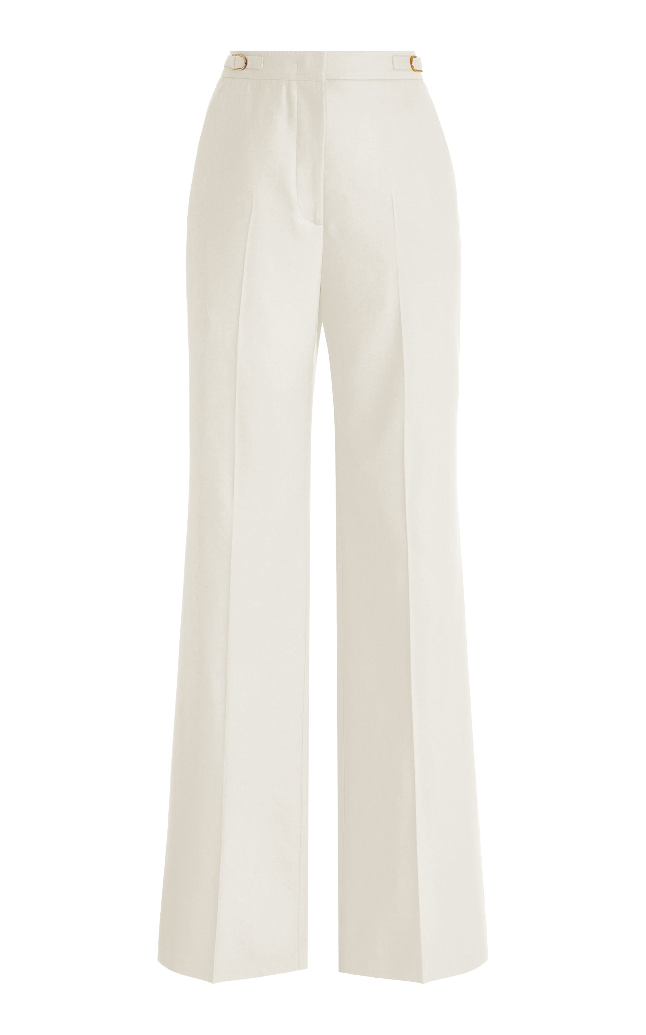 Vesta Pant in Ivory Wool - 1