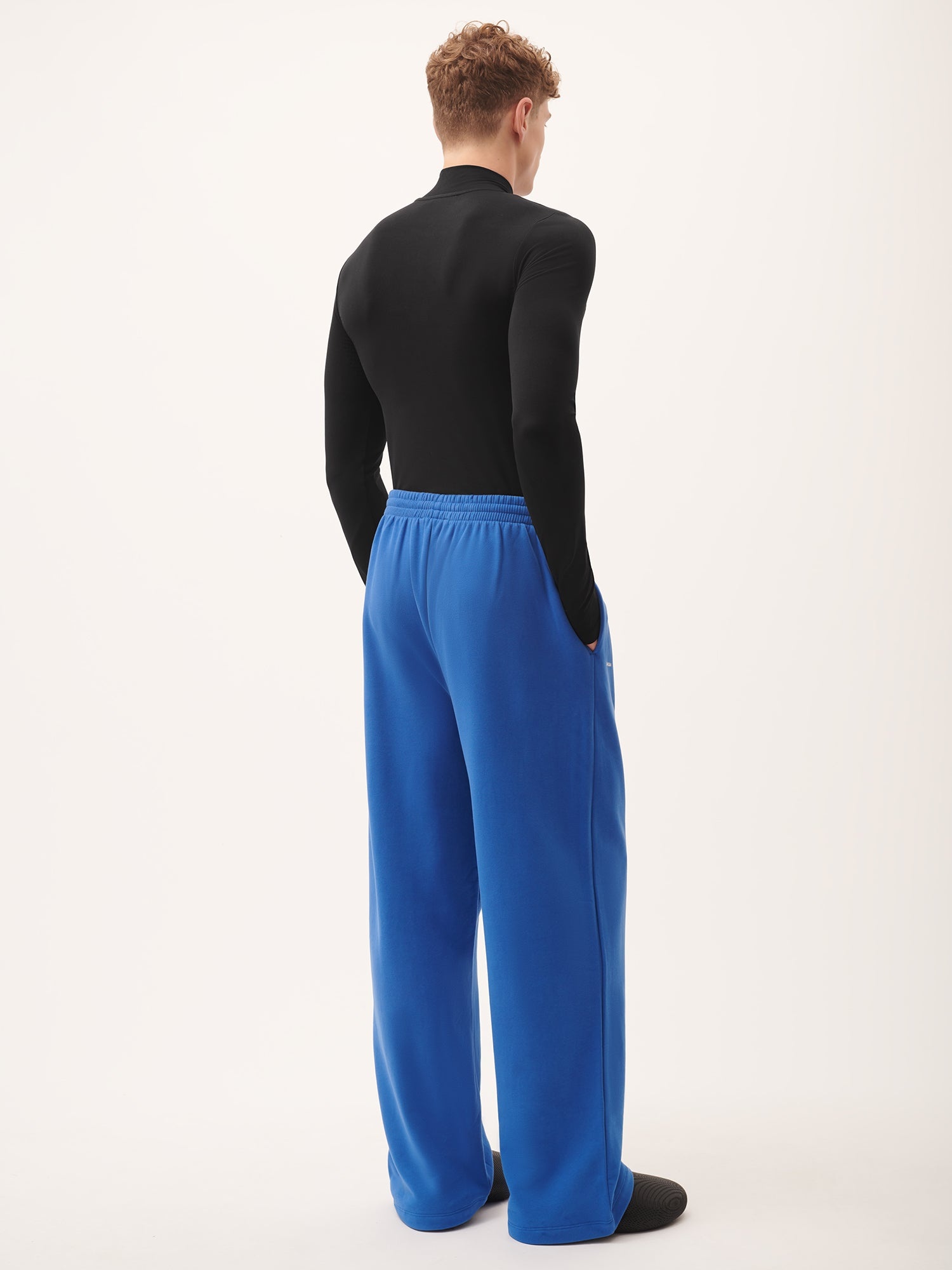 Mens 365 Midweight Straight Leg Track Pants - Gaia Blue - 3