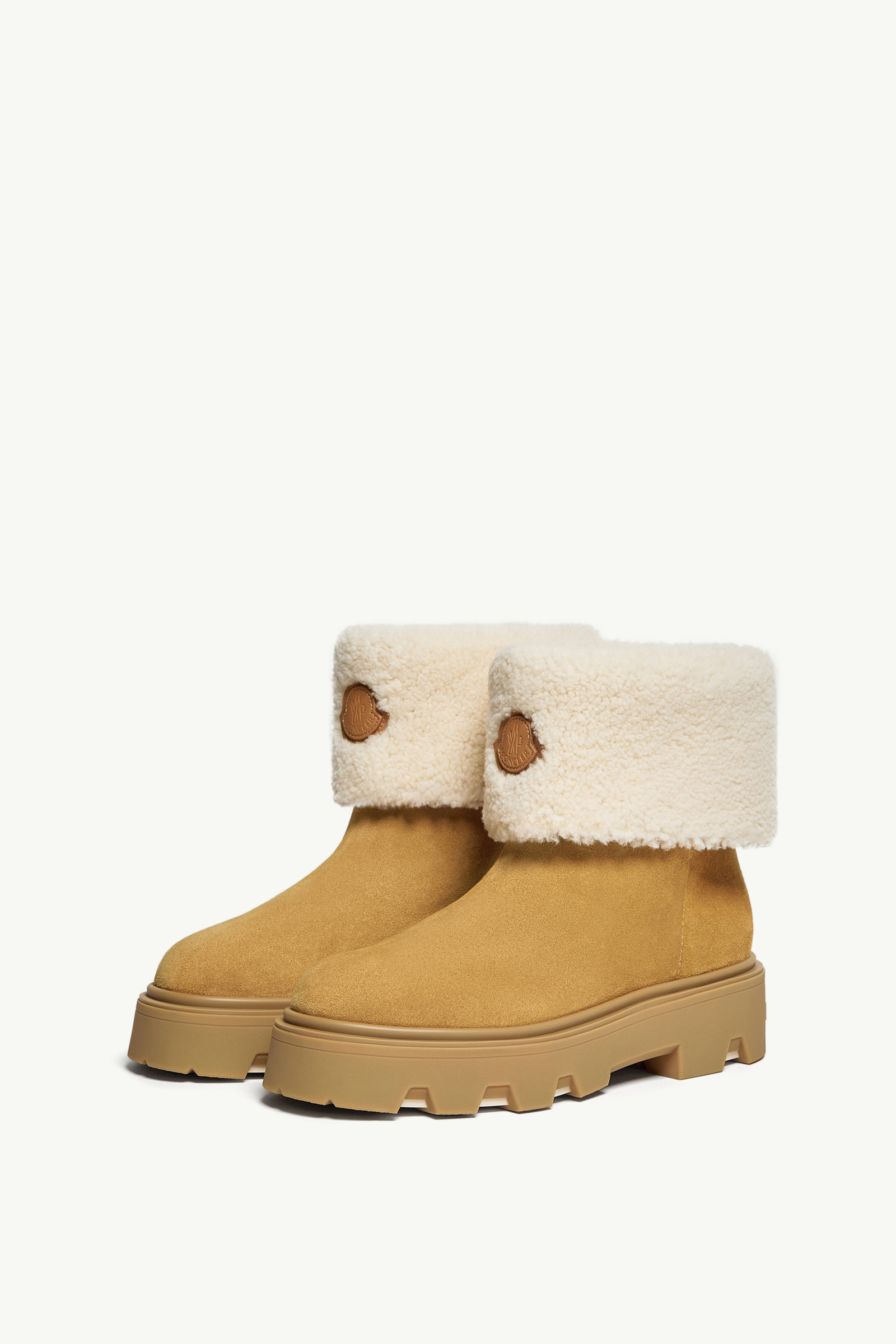 Aurea Mid Suede & Shearling Boots - 4